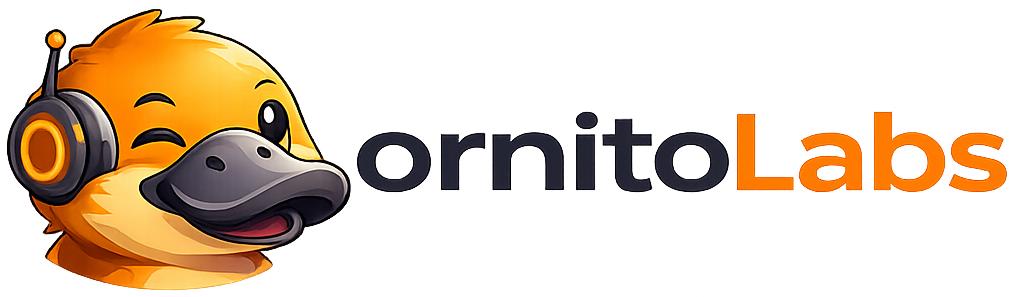 Mascote ornitorrinco da OrnitoLabs